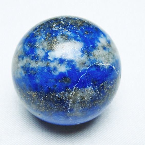 ラピスラズリ 丸玉 31mm [t218-3512]