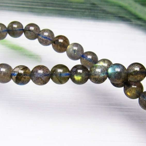 ラブラドライト ブレスレット 6mm [t219-4002]