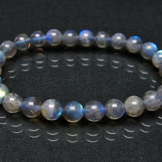 ラブラドライト ブレスレット 7mm [T219-4835]