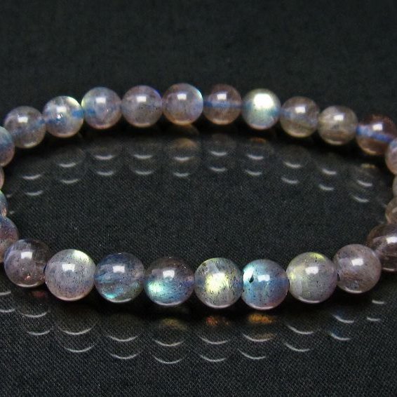 ラブラドライト ブレスレット 7mm [T219-5027]