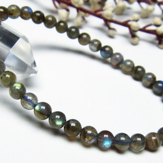 ラブラドライト ブレスレット 5mm [T219-5118]