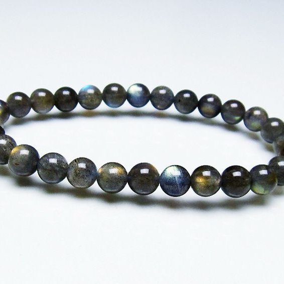 ラブラドライト ブレスレット 7mm [T219-5584]