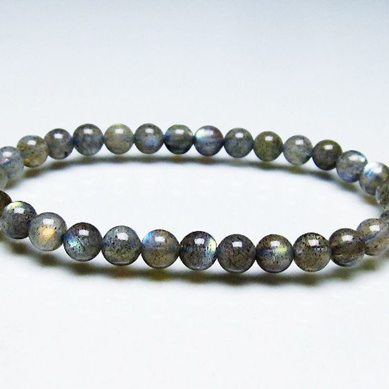 ラブラドライト ブレスレット 6mm [T219-5598]