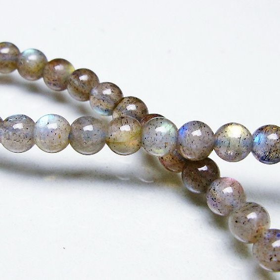 ラブラドライト ブレスレット 5mm [T219-5717]