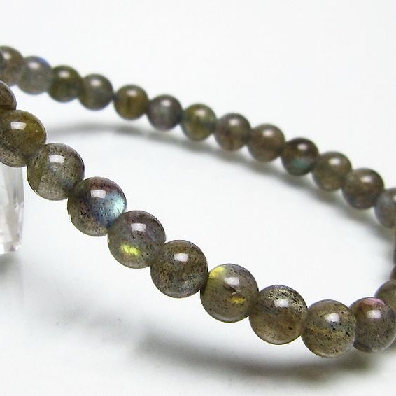 ラブラドライト ブレスレット 6mm [t219-6027]