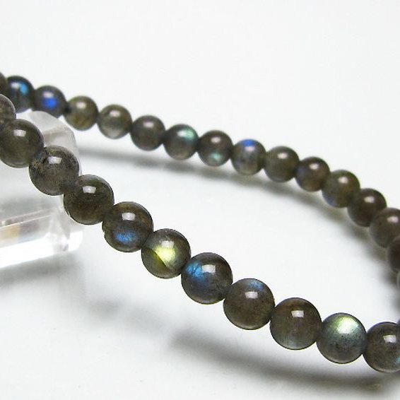 ラブラドライト ブレスレット 6mm [t219-6037]