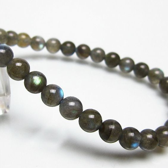 ラブラドライト ブレスレット 6mm [t219-6041]