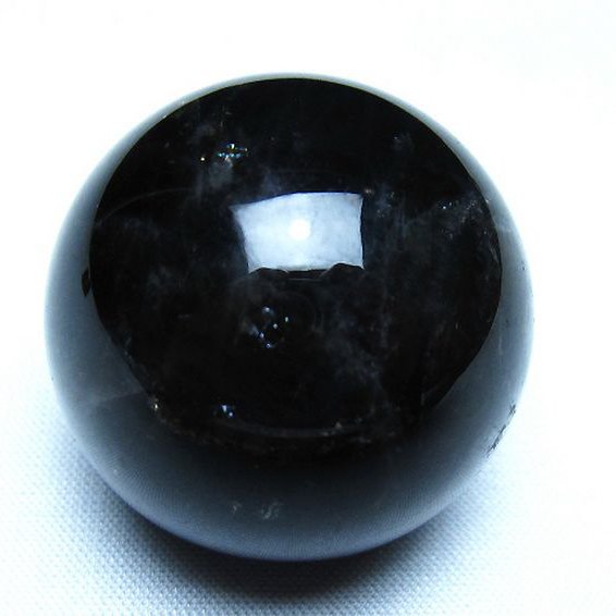 モリオン 純天然 黒水晶 丸玉 36mm [t220-10174]