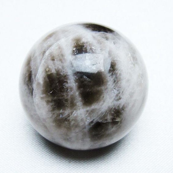 モリオン 純天然 黒水晶 丸玉 33mm [t220-8964]