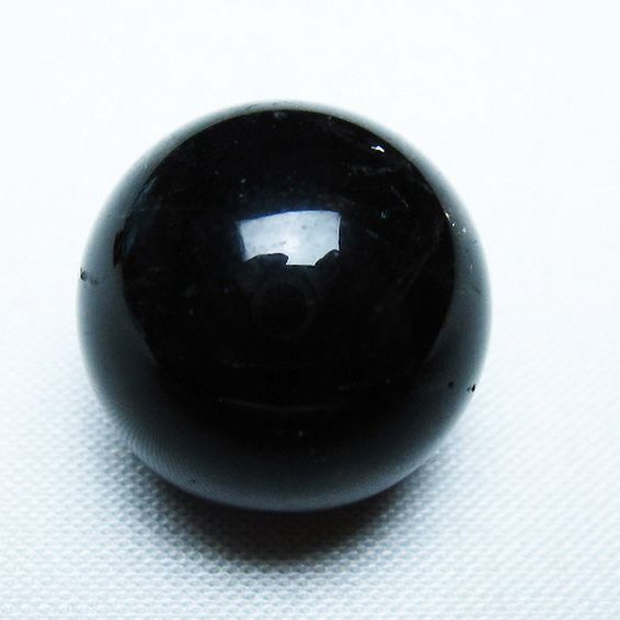 モリオン 純天然 黒水晶 丸玉 20mm [t220-9194]