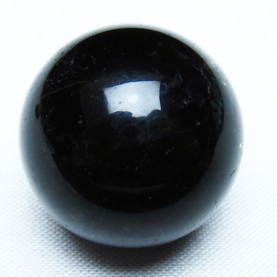 モリオン 純天然 黒水晶 丸玉 25mm [t220-9420]