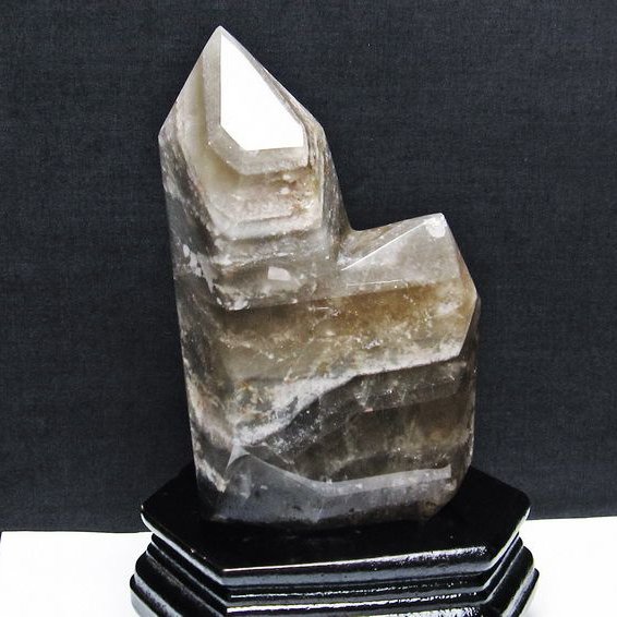 1.1Kg スーパーファントム水晶 ダブルポイント[T222-2236]