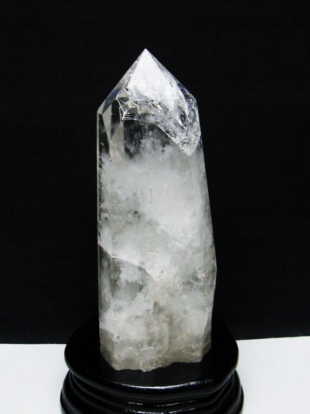 虹入り ヒマラヤ水晶 六角柱[T222-2503]