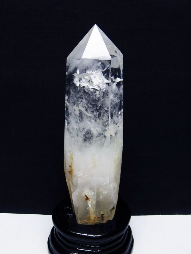 虹入り ヒマラヤ水晶 六角柱[T222-2506]