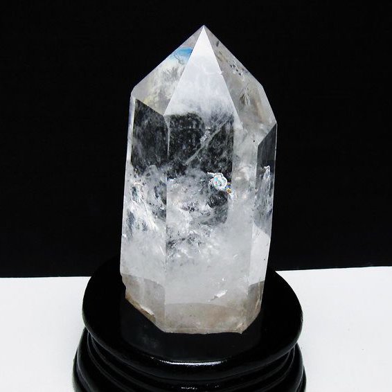虹入り ヒマラヤ水晶 六角柱[t222-2515]
