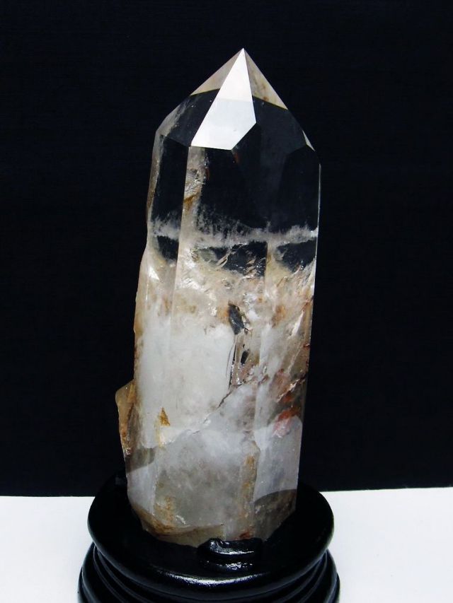 虹入り ヒマラヤ水晶 六角柱 [t222-2519]