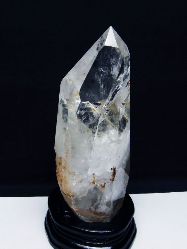 1.2Kg 虹入り ヒマラヤ水晶 六角柱[T222-2539]