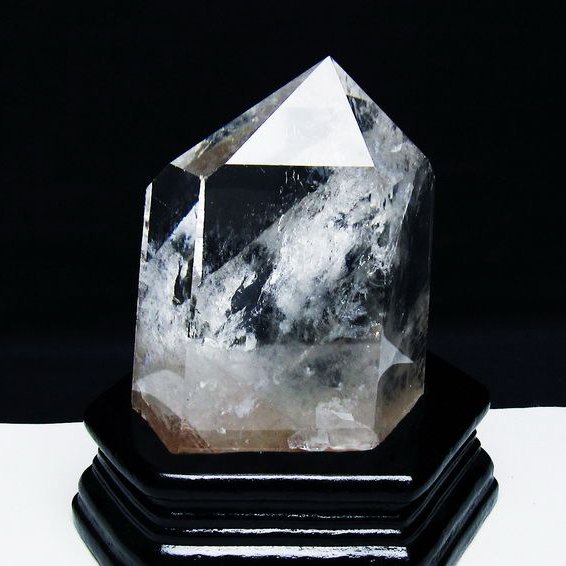 天然石✨️水晶　ダイヤモンド形✨️虹ギラギラ　台座付き 71npVJ6HH9L._AC_UF350,