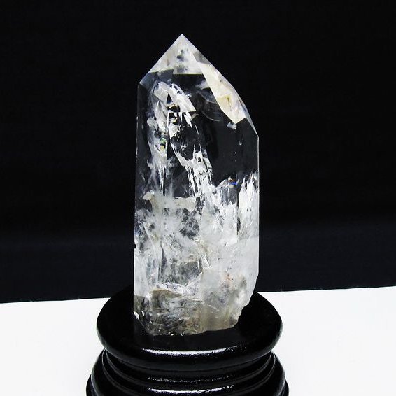 虹入り ヒマラヤ水晶 六角柱[T222-2544]