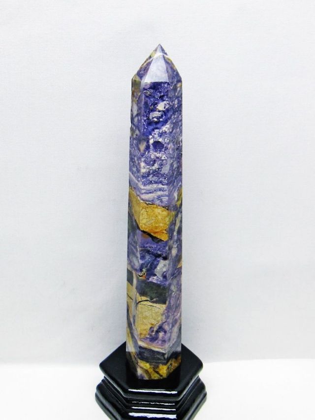 アメリカ　ユタ州産 ティファニーストーン 六角柱 [t222-2579]