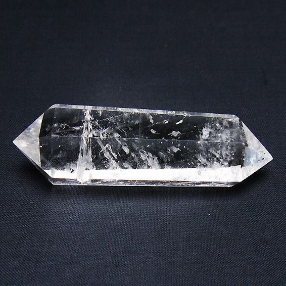 虹入り ヒマラヤ水晶ダブルポイント [t223-3495]