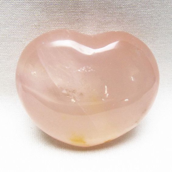 ローズクォーツハート 置物 [t225-8830]