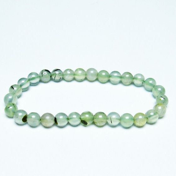 ルチル入り プレナイト ブレスレット 7mm [T228-4046]