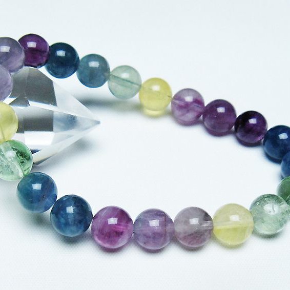 フローライト ブレスレット 9mm [T229-5244]