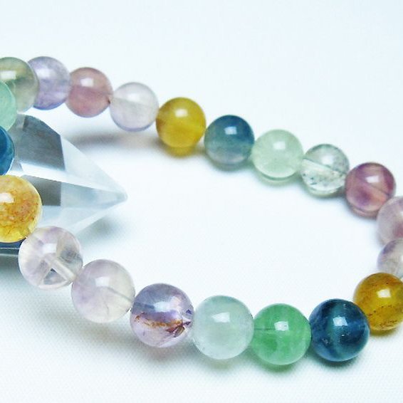 フローライト ブレスレット 9mm [t229-5329]