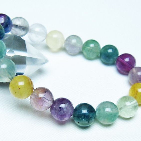 フローライト ブレスレット 10mm [t229-5343]