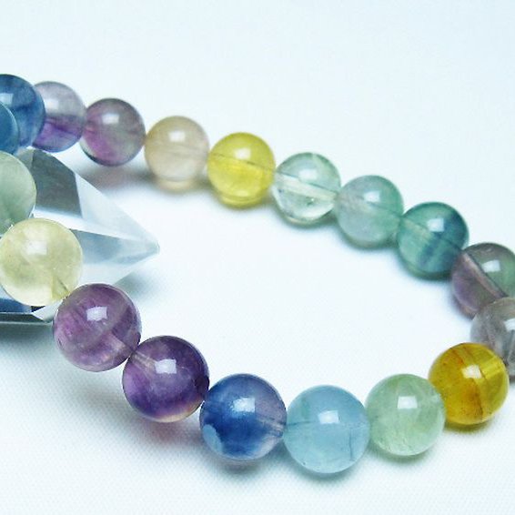 フローライト ブレスレット 10mm [t229-5392]