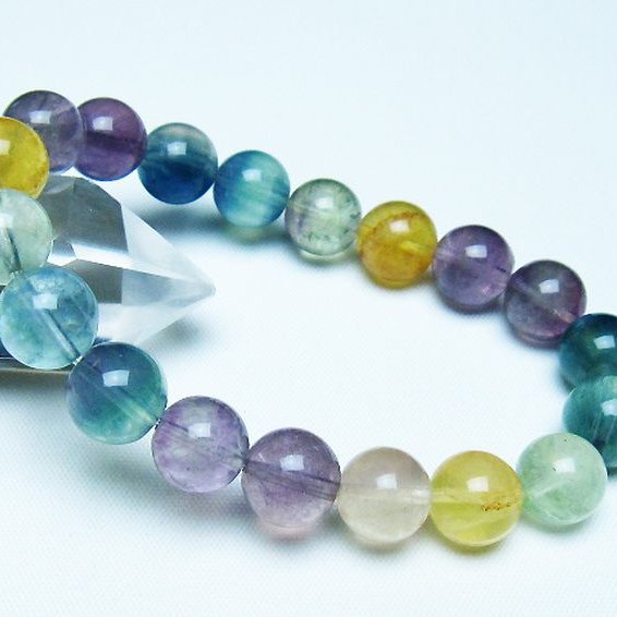 フローライト ブレスレット 10mm [t229-5394]