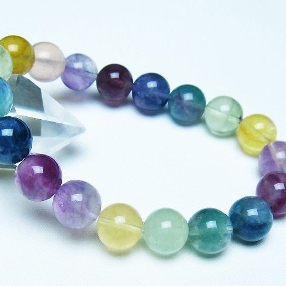 フローライト ブレスレット 10mm [t229-5398]