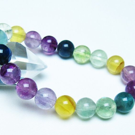 フローライト ブレスレット 10mm [t229-5400]