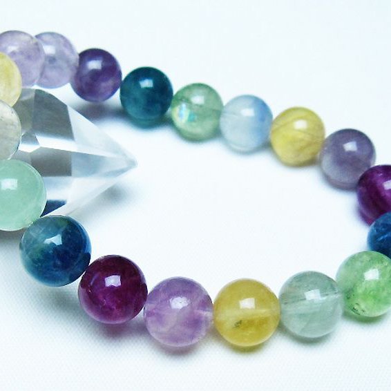 フローライト ブレスレット 10mm [t229-5403]