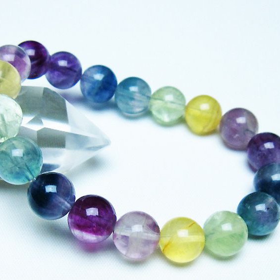 フローライト ブレスレット 10mm [t229-5406]