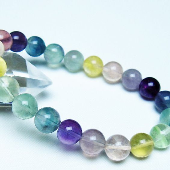 フローライト ブレスレット 10mm [t229-5416]