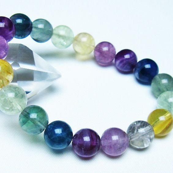 フローライト ブレスレット 10mm [t229-5419]