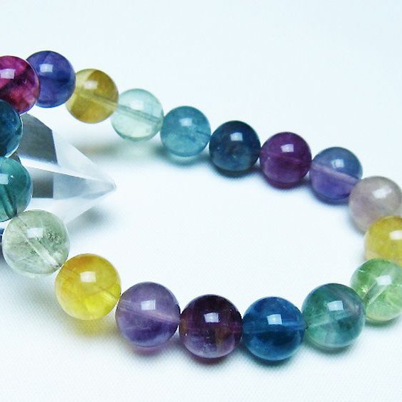 フローライト ブレスレット 10mm [t229-5431]