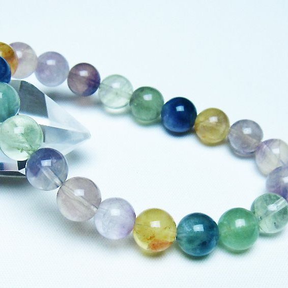 フローライト ブレスレット 9mm [t229-5448]