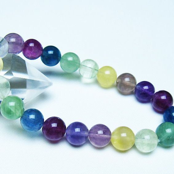 フローライト ブレスレット 9mm [t229-5452]