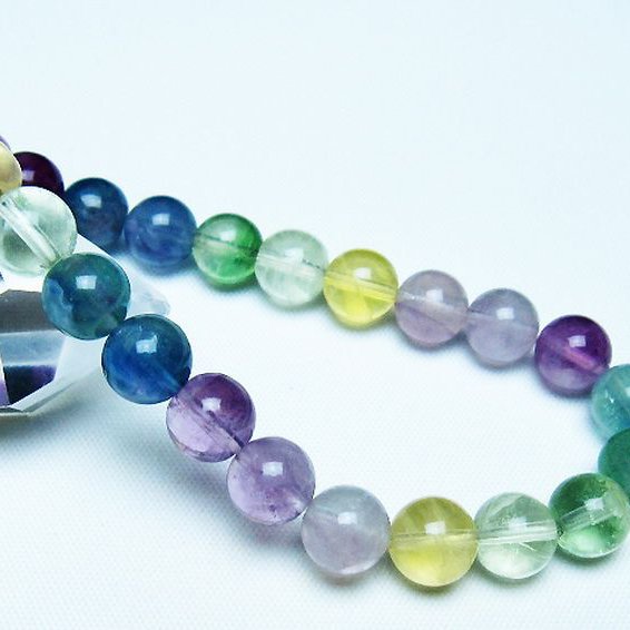 フローライト ブレスレット 8mm [t229-5475]