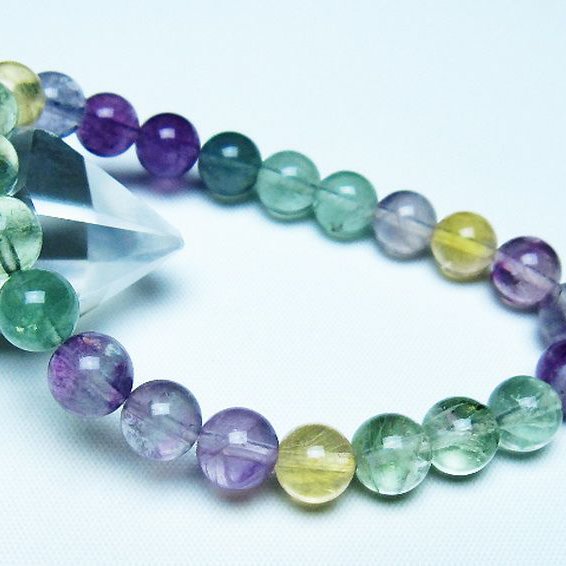 フローライト ブレスレット 8mm [t229-5478]