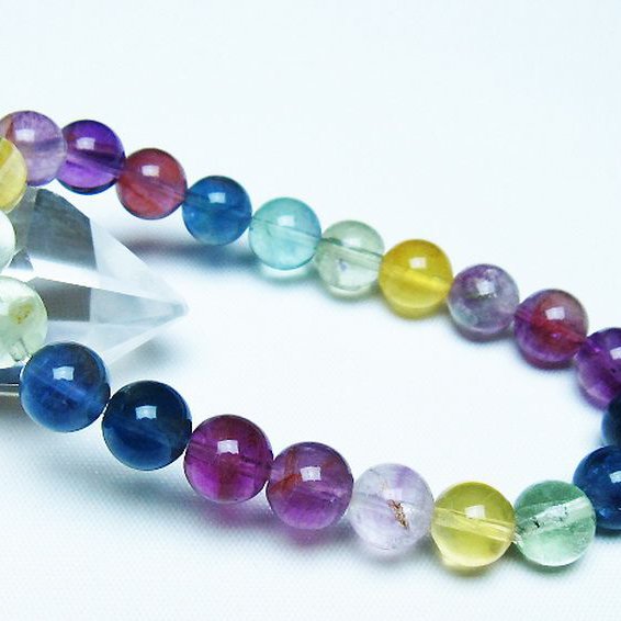 フローライト ブレスレット 9mm [t229-5502]