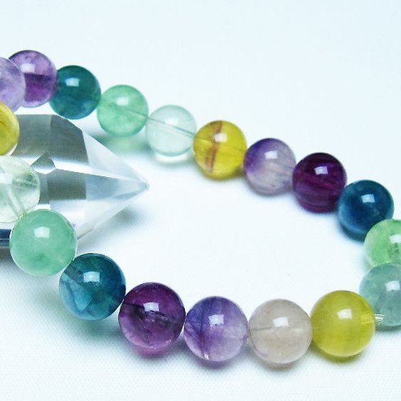 フローライト ブレスレット 10mm [t229-5519]