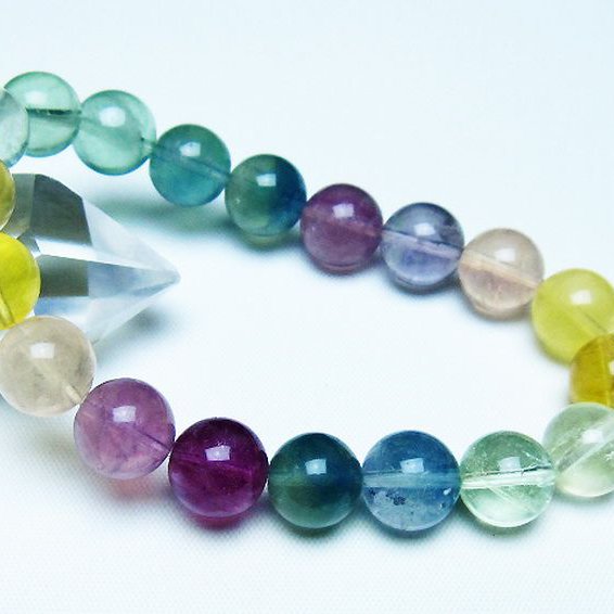 フローライト ブレスレット 11mm [t229-5538]