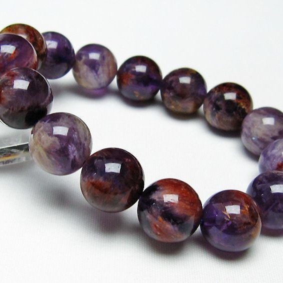 アメジストファントム ブレスレット 14mm [T231-2177]