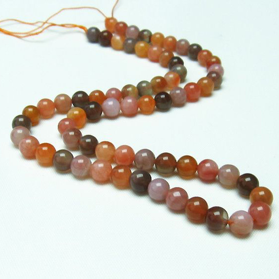 赤アゲート 一連 6mm ビーズ[T232-1166]