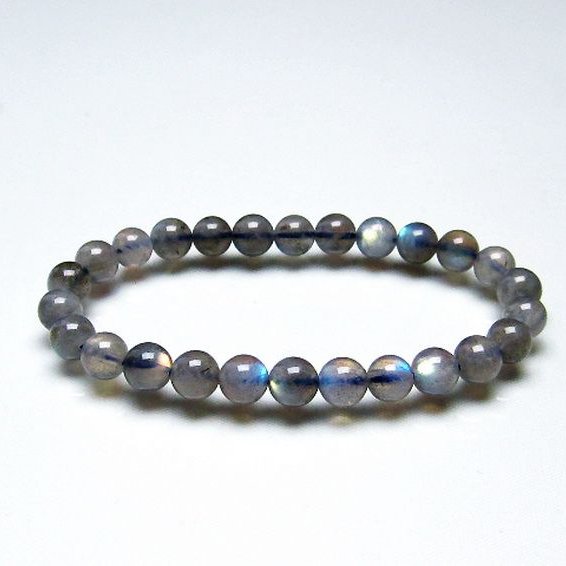 ラブラドライト ブレスレット 7mm [T234-3117]