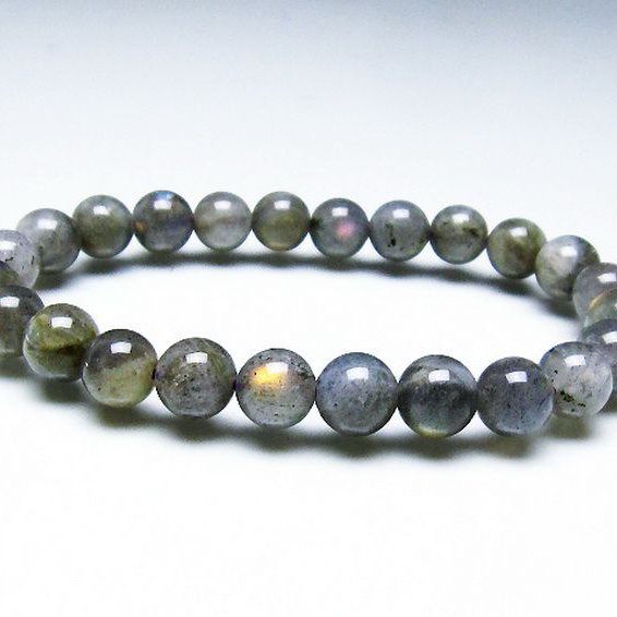 ピンクラブラドライト ブレスレット 8mm [T235-2743]